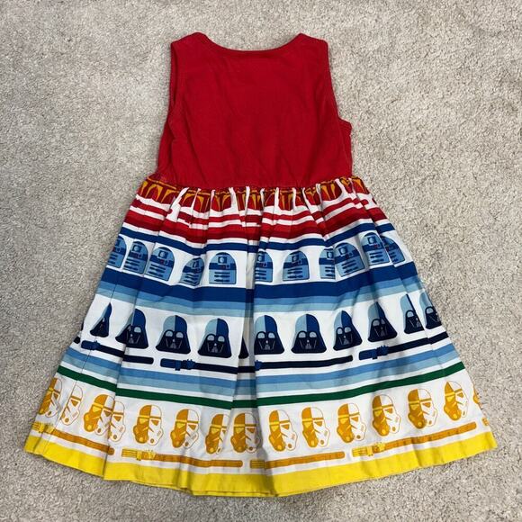 NWOT Hanna Andersson x Star Wars Sleeveless Fit and Flare Dress Size US 4 - Picture 2 of 6
